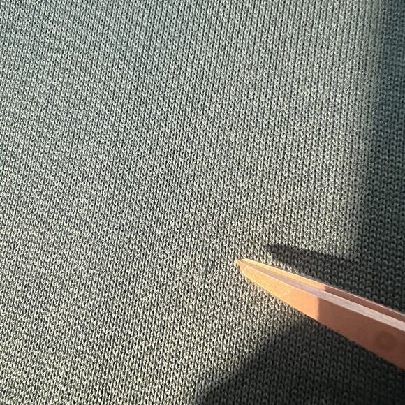 NWT Nanette Lepore M Teal Blue Green Perforated Sweater Dress Demure Holiday - Picture 9 of 16